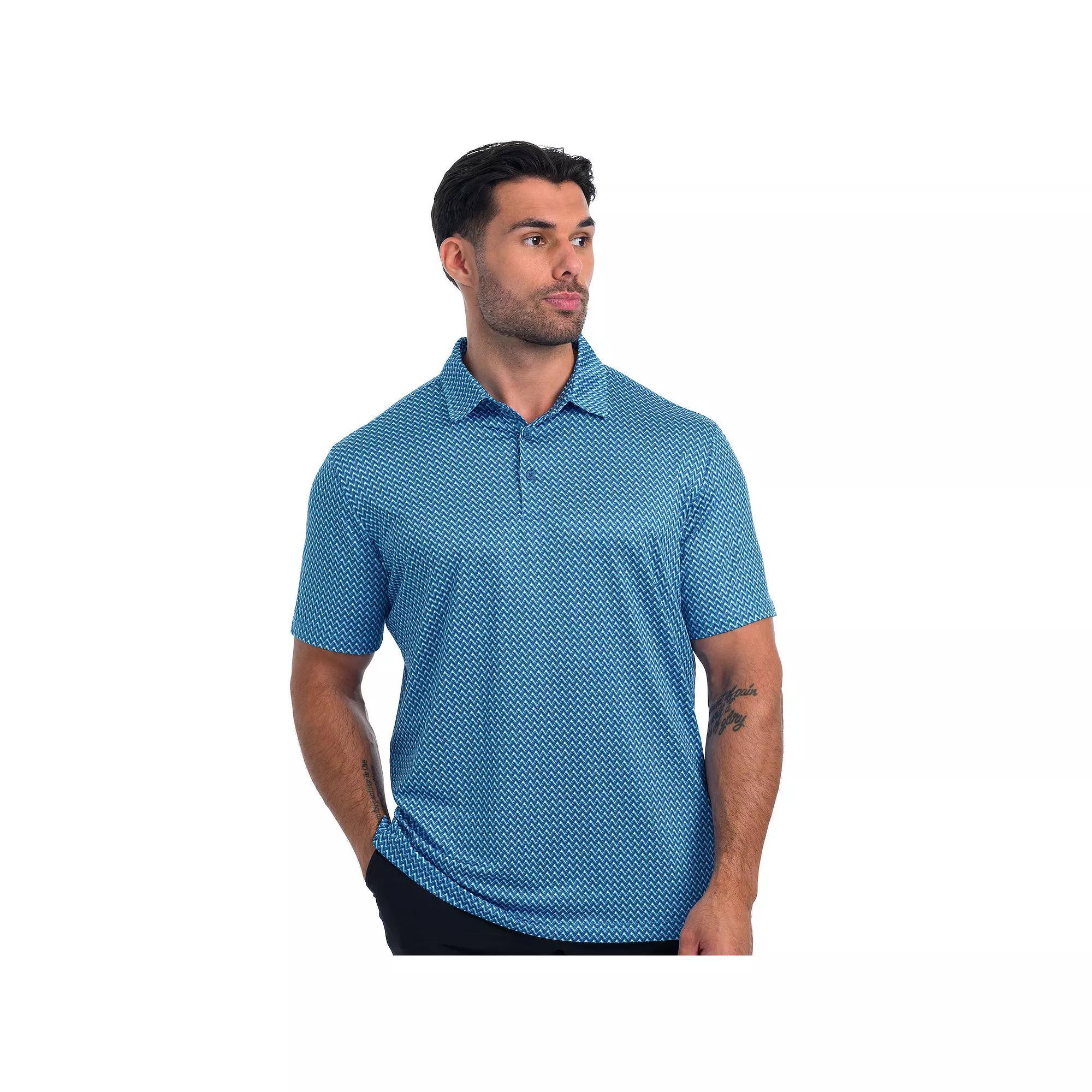 Men's Antigua Streak Polo, Size: XXL, Blue Radiance Product Image