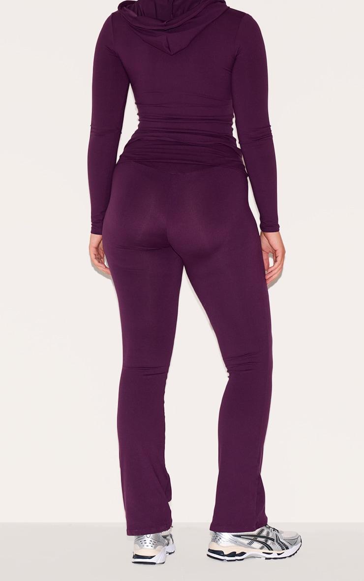 Shape Plum Stretch Sculpted Foldover Waist Flare Pants Product Image