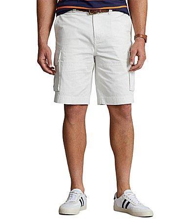 Polo Ralph Lauren Big  Tall 9.25 Inseam and Relaxed-Fit Slub Twill Cargo Shorts Product Image