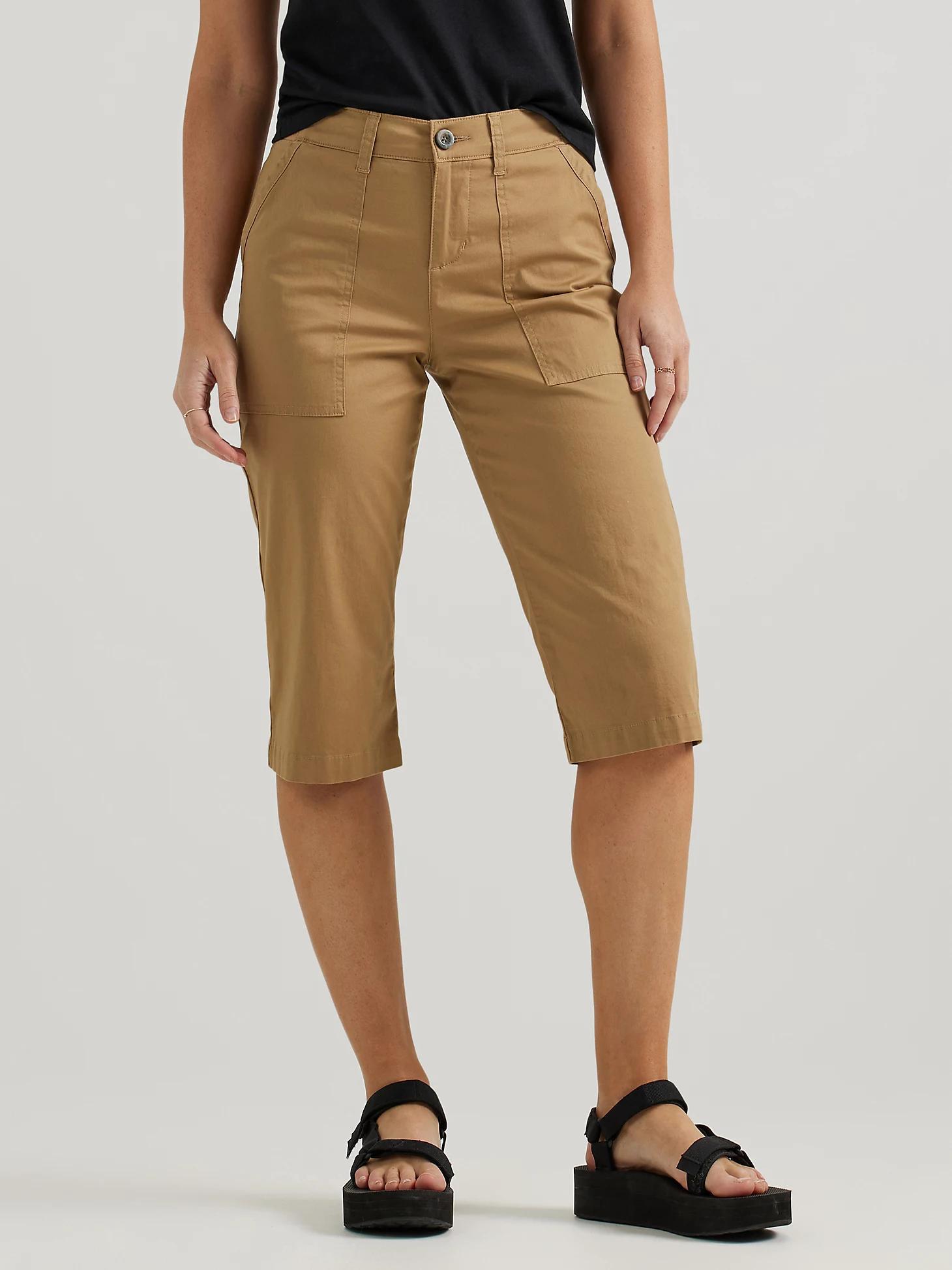 Women's Ultra Lux Comfort with Flex-to-Go Relaxed Fit Utility Skimmer | Women's Capris & Crops | Lee® Product Image