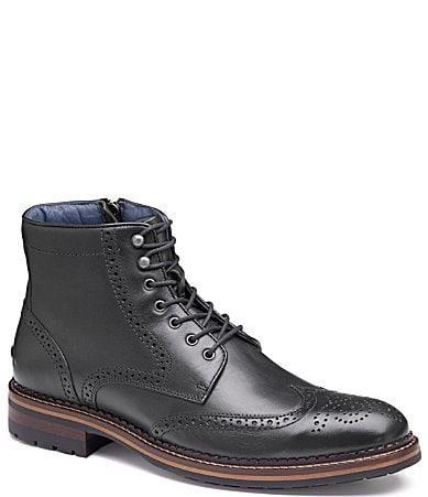 Johnston  Murphy Mens Connelly Plain Toe Boots Product Image