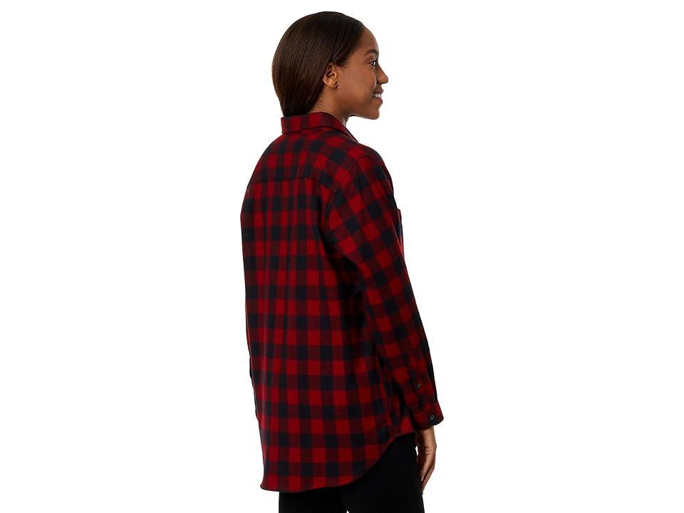 L.L.Bean Petite Scotch Plaid Flannel Tunic (Rob Roy) Women's Clothing Product Image