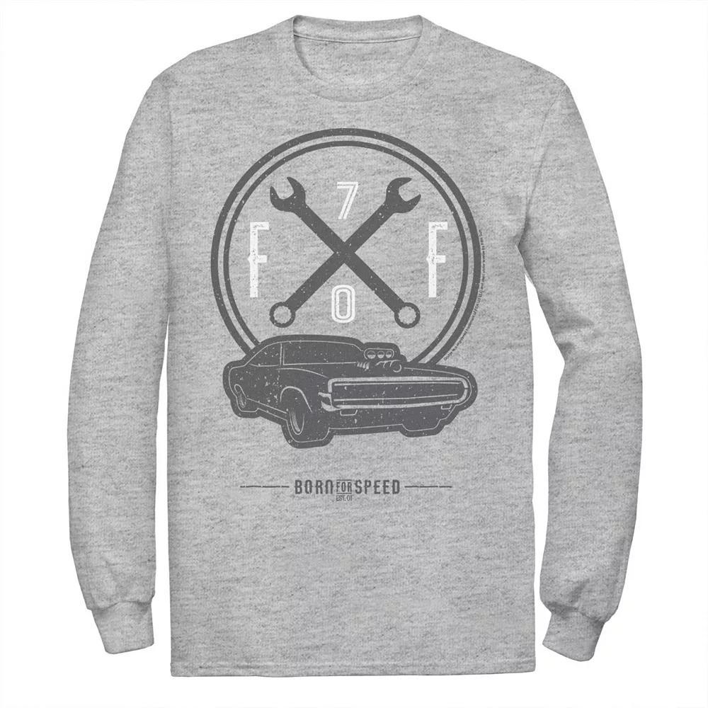 Men's Fast & Furious Born for Speed & Cars Long Sleeve Graphic Tee,  Product Image