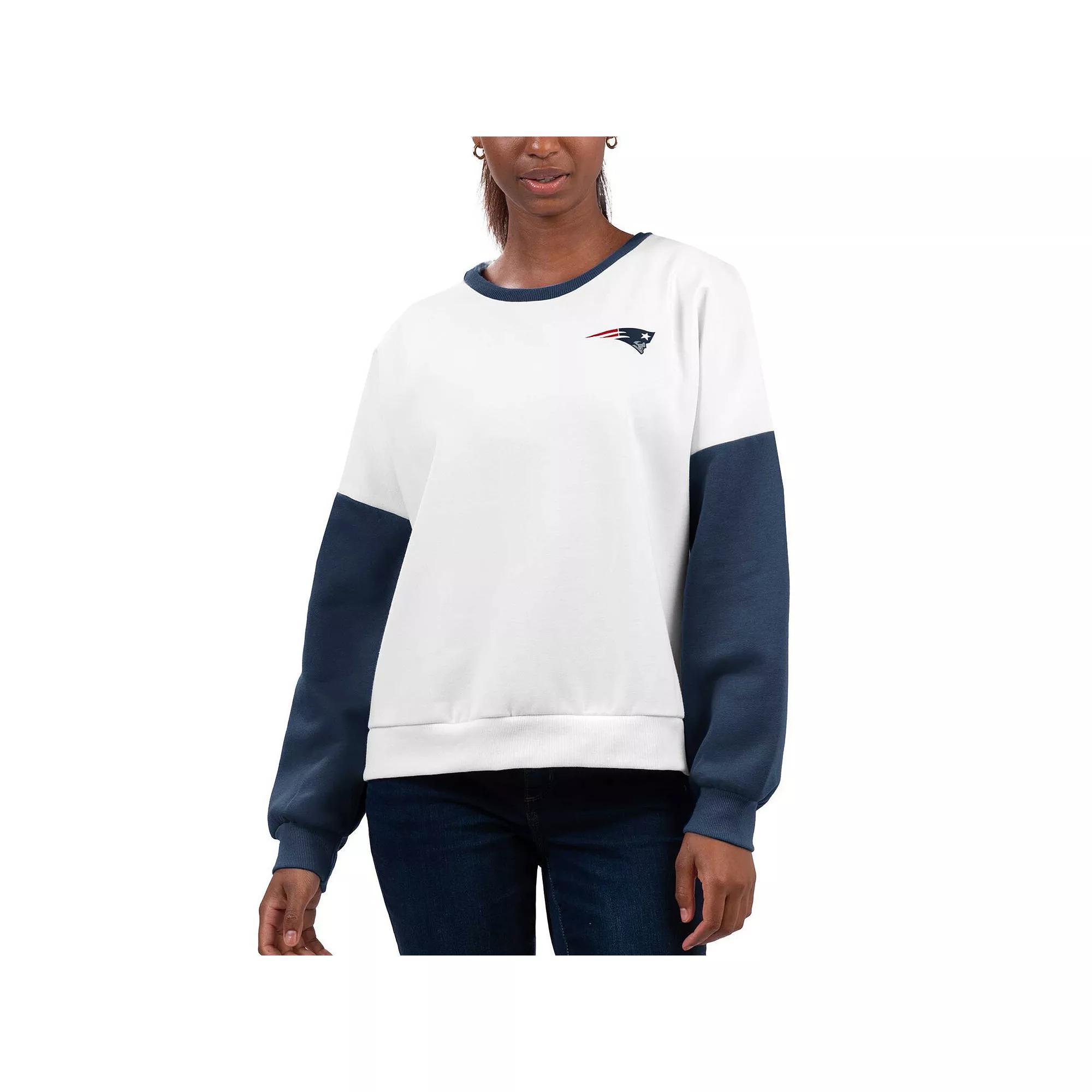 Women's G-III 4Her by Carl Banks White Seattle Seahawks A-Game Pullover Sweatshirt, Size: 2XL Product Image