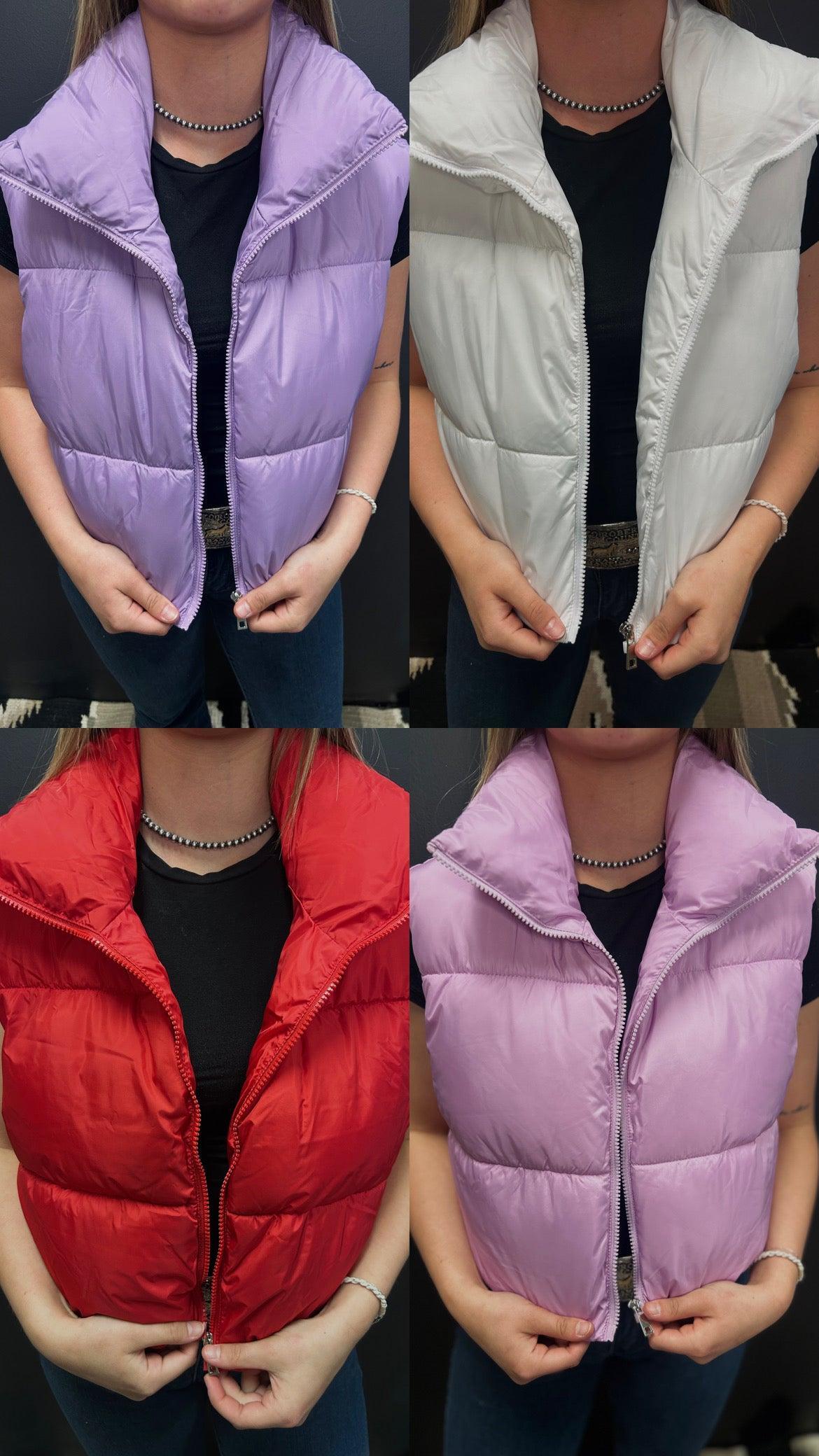 Puffer Cropped Vest* Product Image