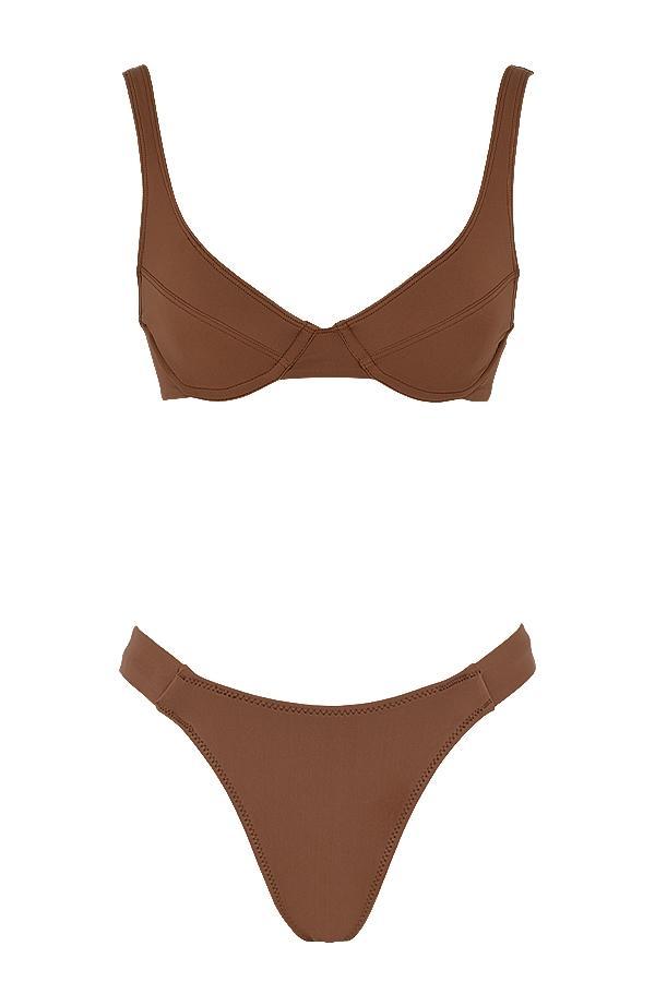 Mariposa Chocolate Underwired Bikini Product Image