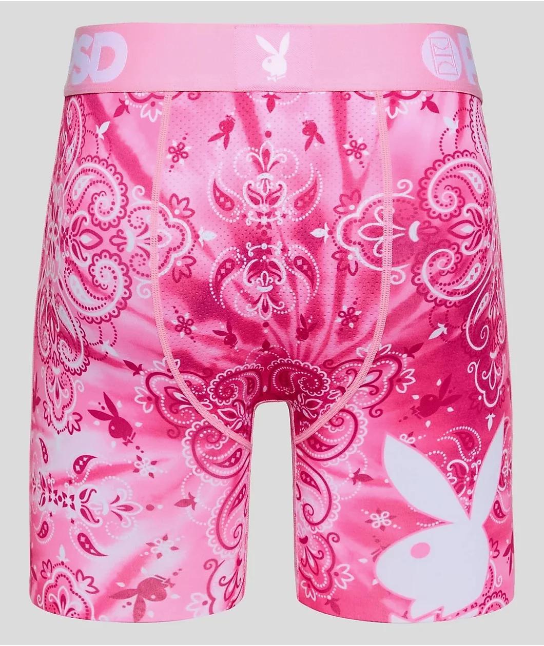 PSD x Playboy Lust Pink Boxer Briefs Product Image