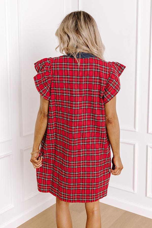 Pretty In Plaid Mini Dress Product Image