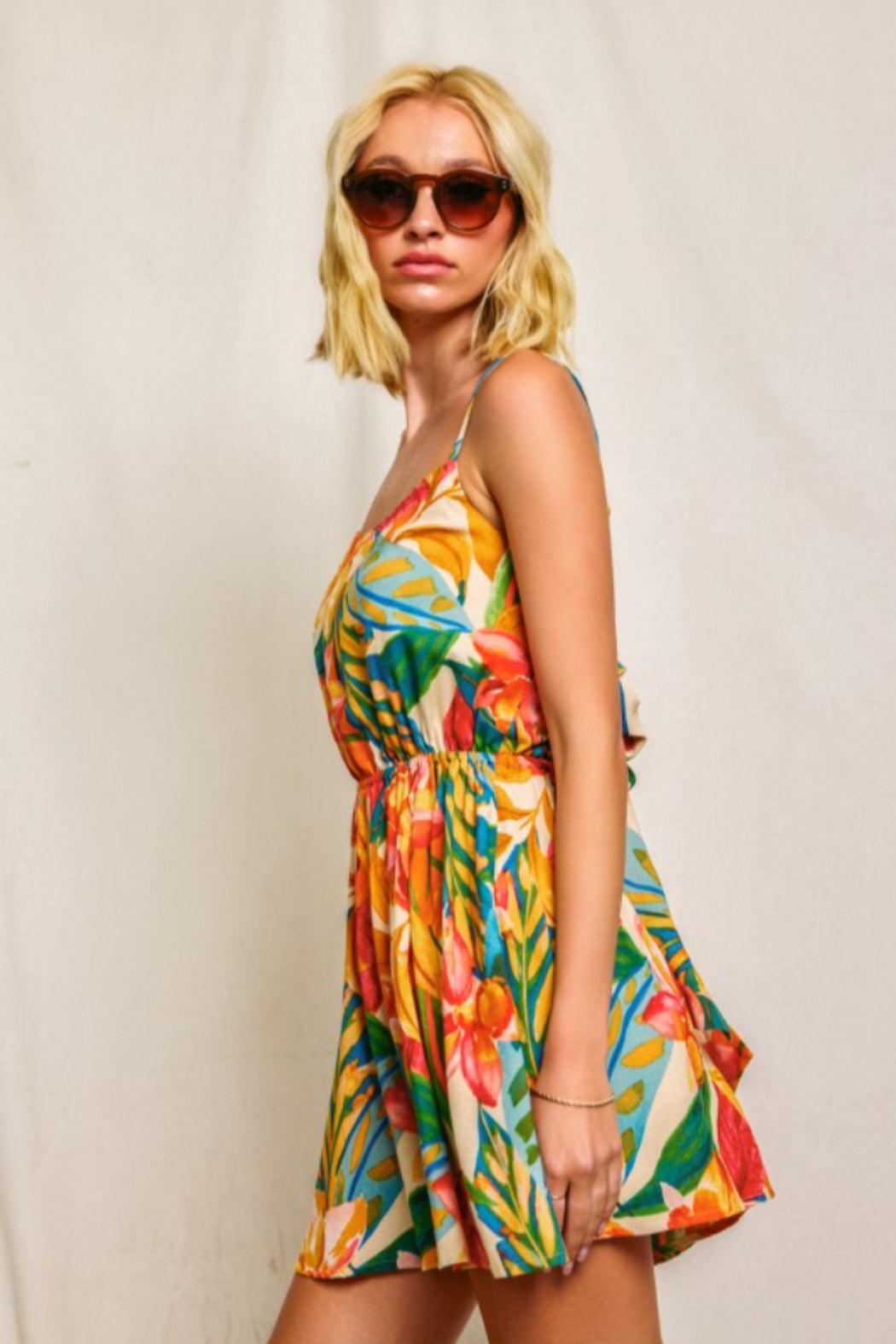 Tie Back Romper Product Image