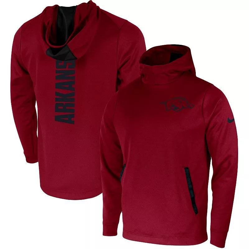 Mens Nike Cardinal Arkansas Razorbacks 2-Hit Performance Pullover Hoodie Product Image