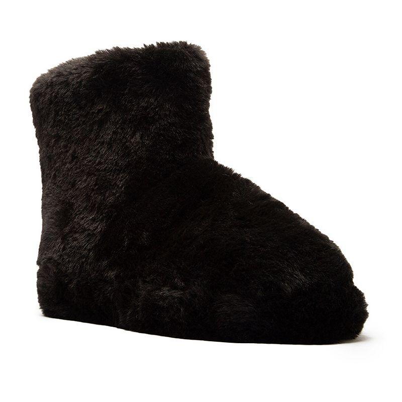 Qupid Cari-16 Womens Faux-Fur Bootie Slippers Product Image