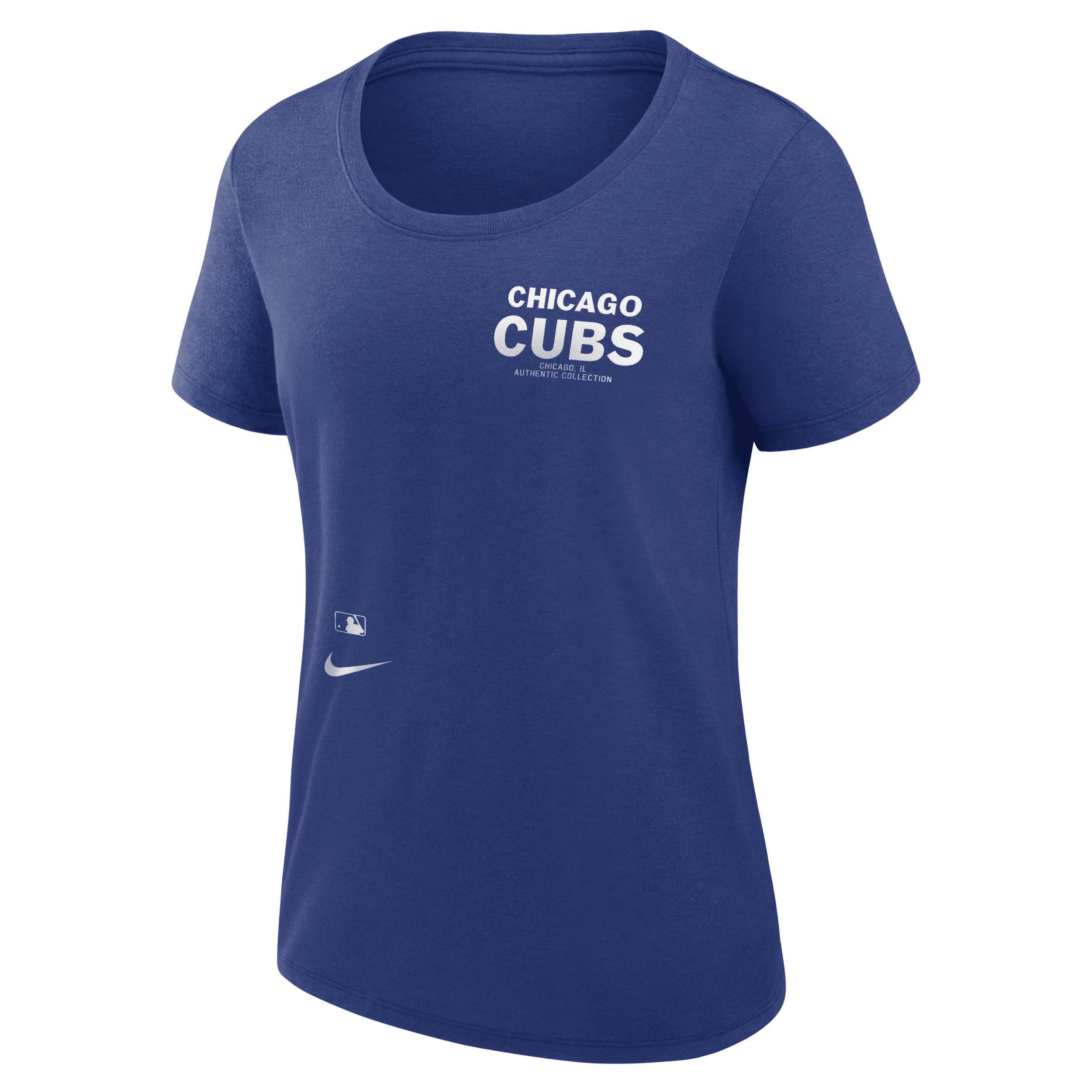 Chicago Cubs Authentic Collection Early Work Nike Womens Dri-FIT MLB T-Shirt Product Image