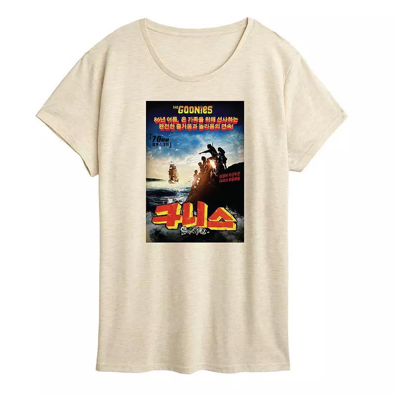 Womens The Goonies Korean Poster Graphic Tee Product Image