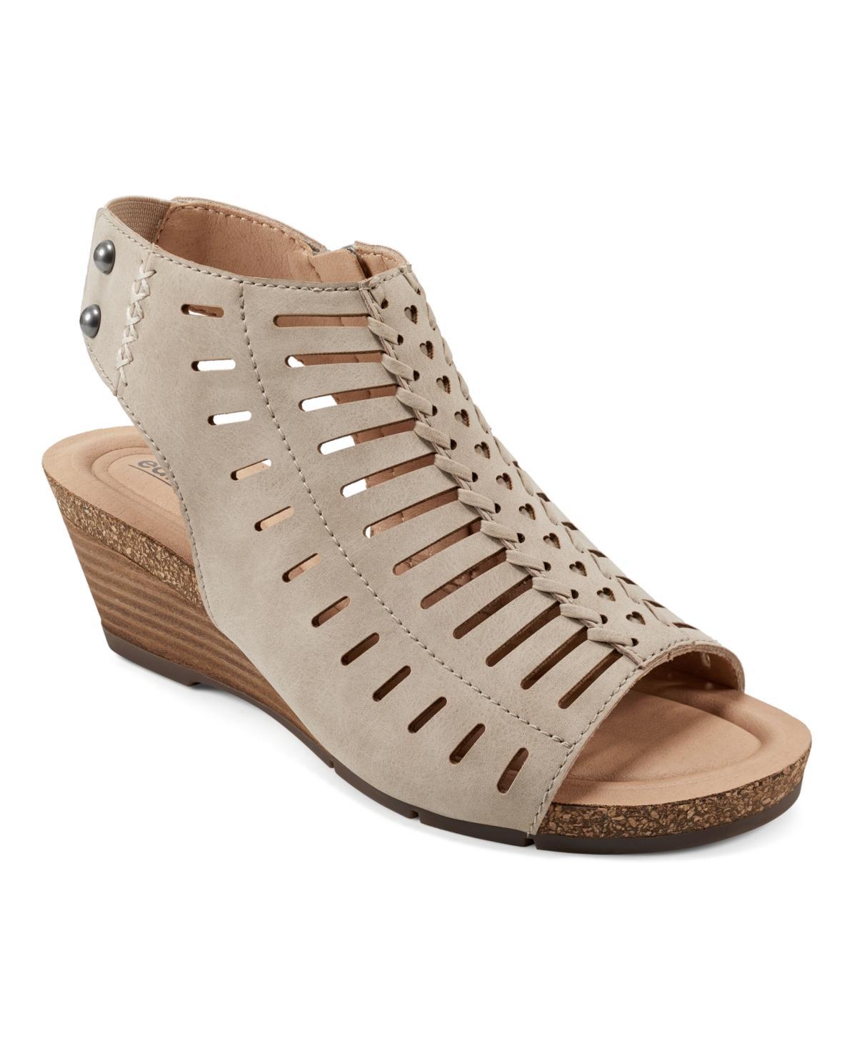 Earth Womens Hana Round Toe Laser Cut Dress Sandals Product Image