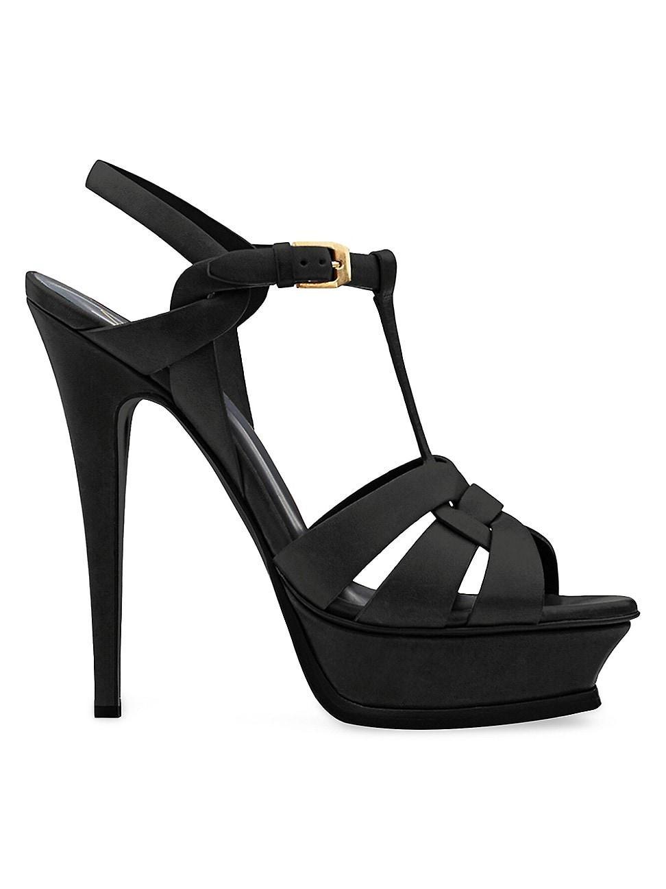 Womens Tribute Platform Sandals In Smooth Leather Product Image