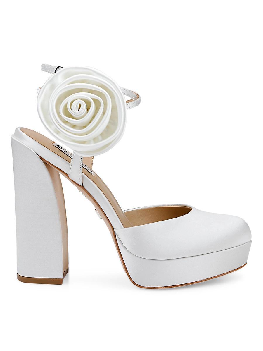 Womens Janessa 95MM Satin Pumps Product Image