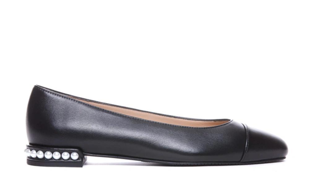 STUART WEITZMAN Pearl Flat Ballerinas In Black Product Image