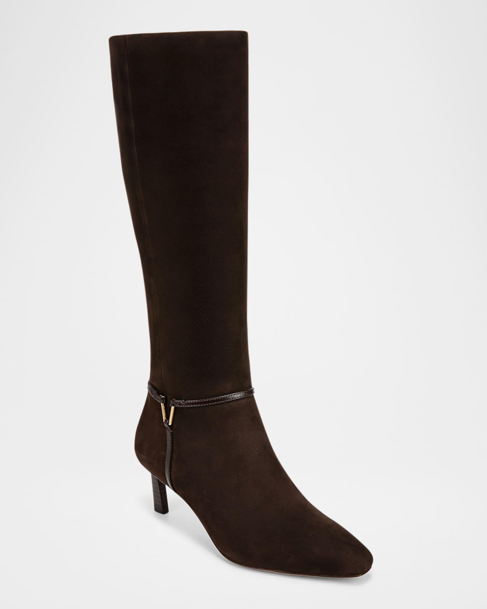 Kenzie Suede Harness Boots Product Image