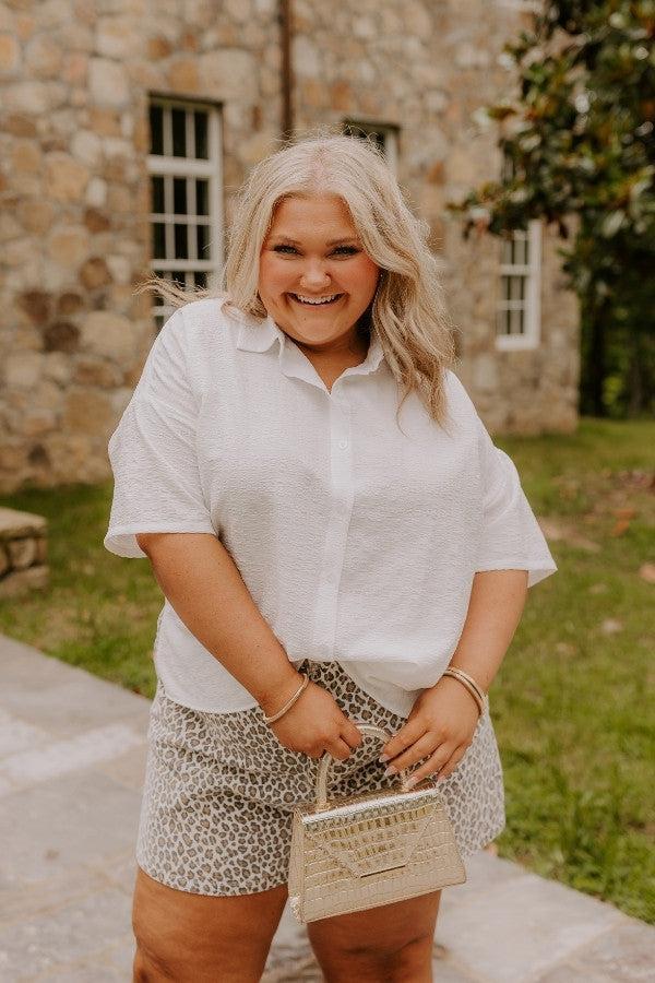 Little Coastal Town Button Up Curves Product Image