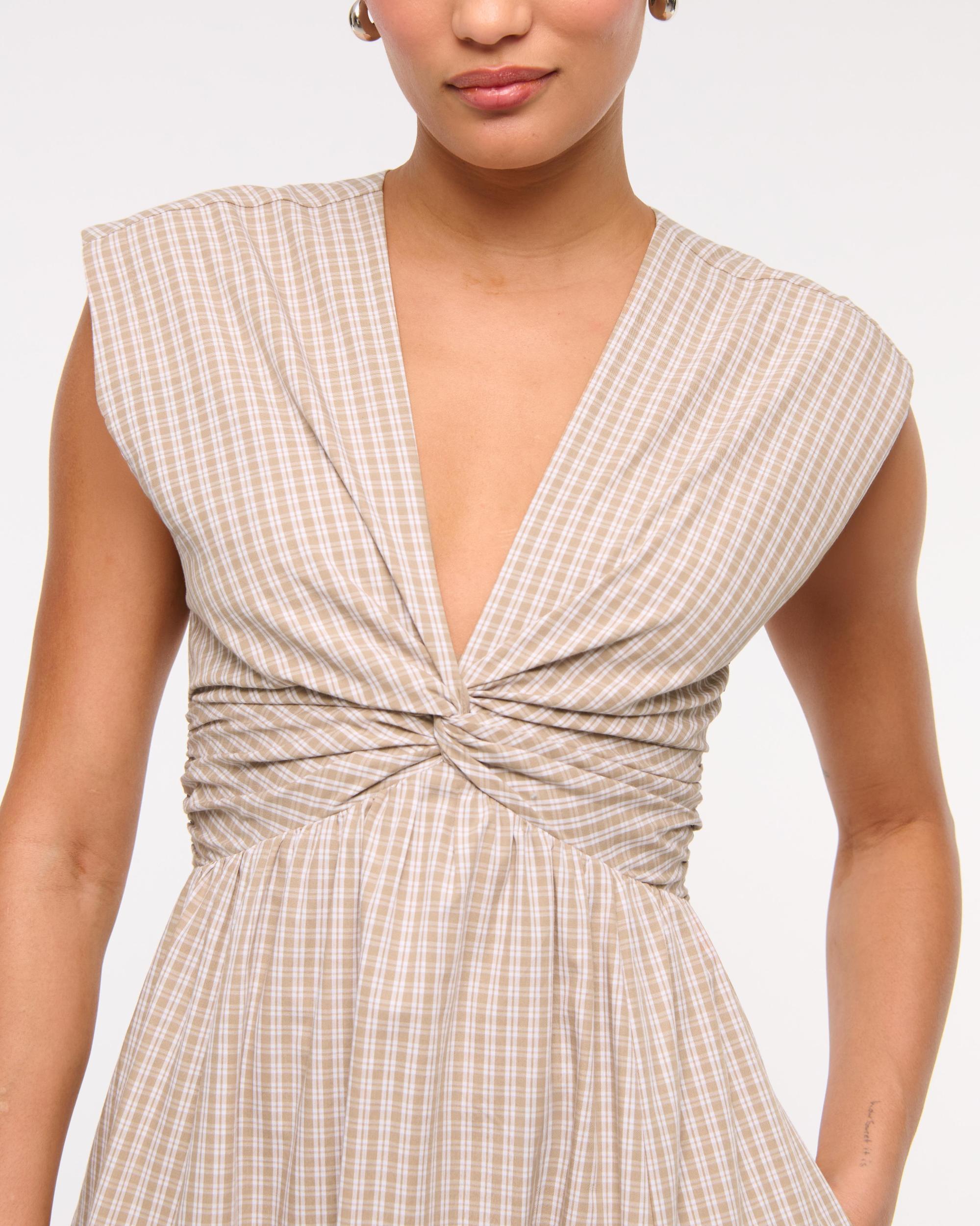 Twist-Front Maxi Dress Product Image