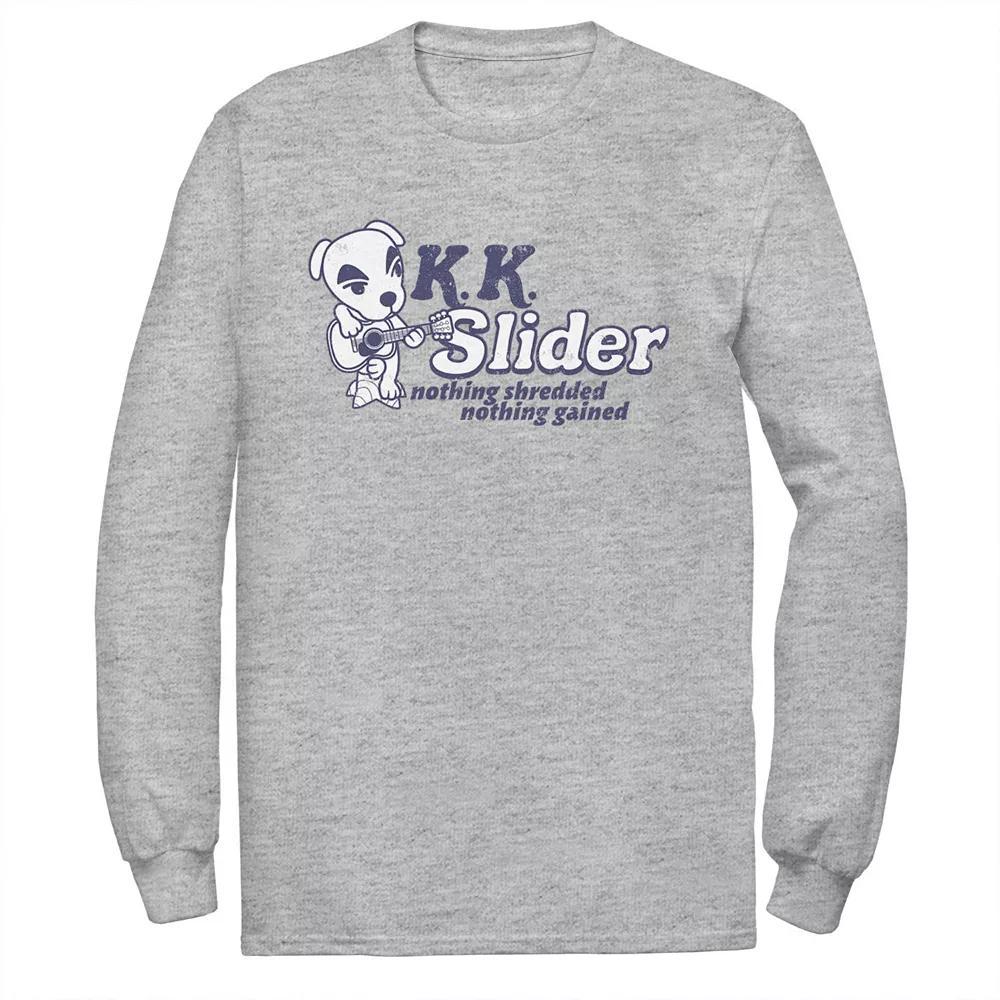 Men's Animal Crossing K.K. Slider Nothing Shredded Nothing Gained Tee, Size: Small, Athletic Grey Product Image