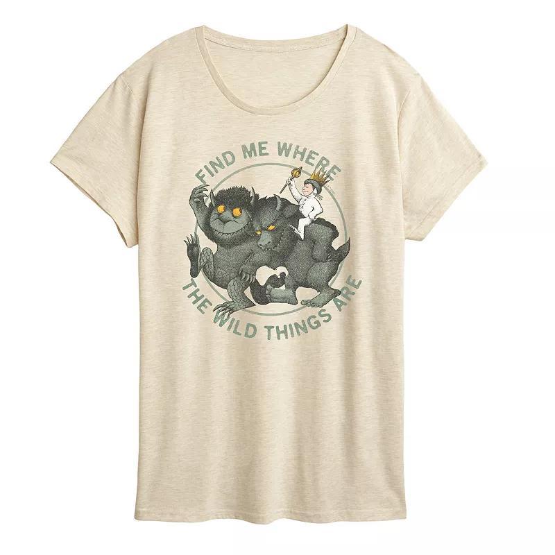 Womens Where The Wild Things Are Find Me Graphic Tee Product Image