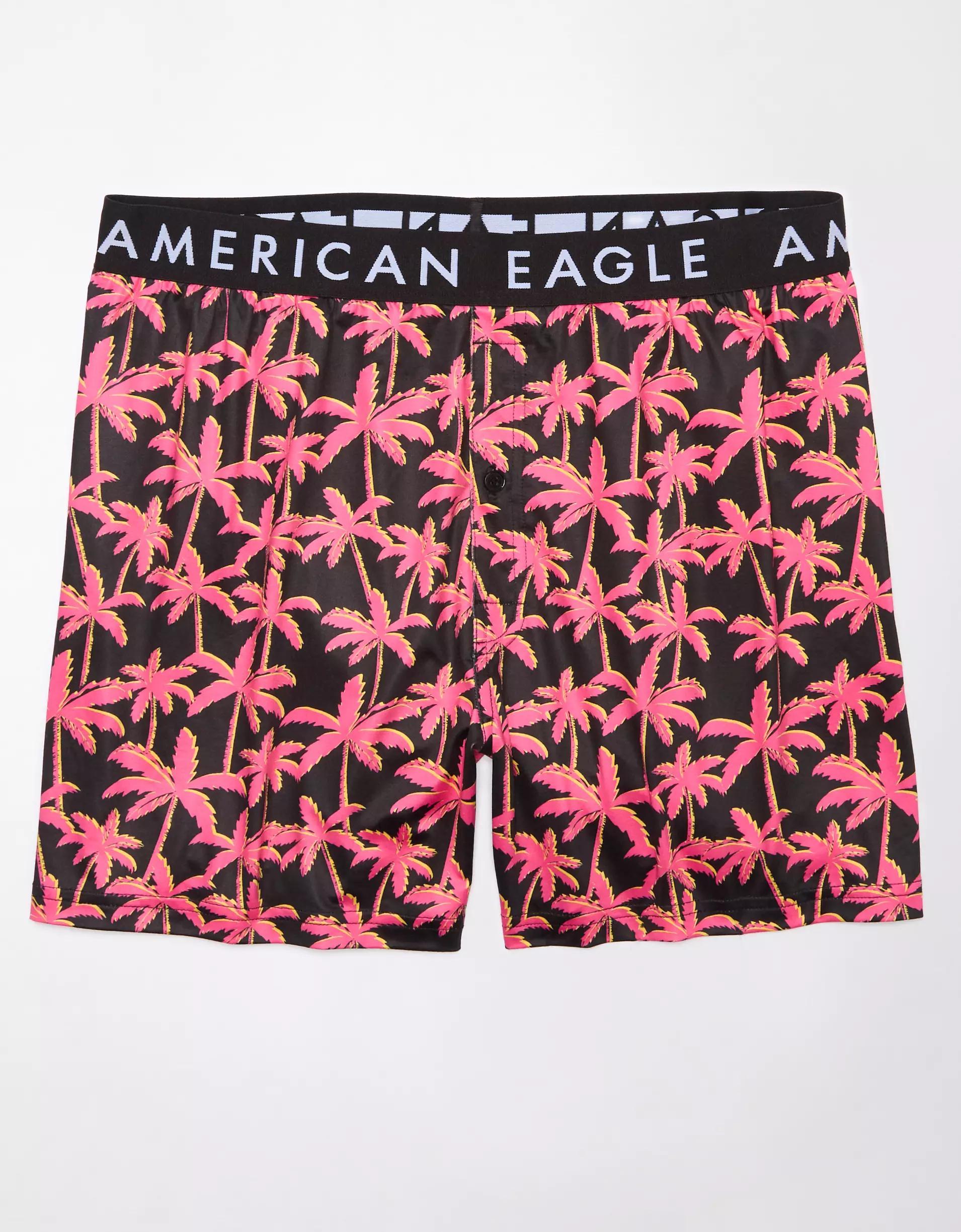 AEO Palm Trees Ultra Soft Pocket Boxer Short Product Image