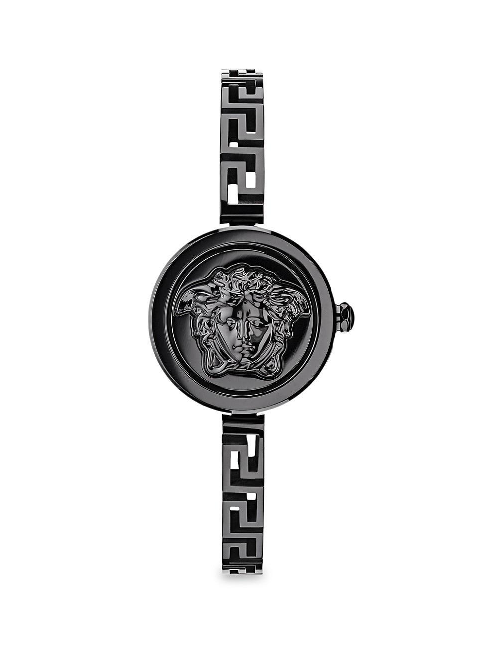 Womens Medusa Secret IP Black Bracelet Watch Product Image