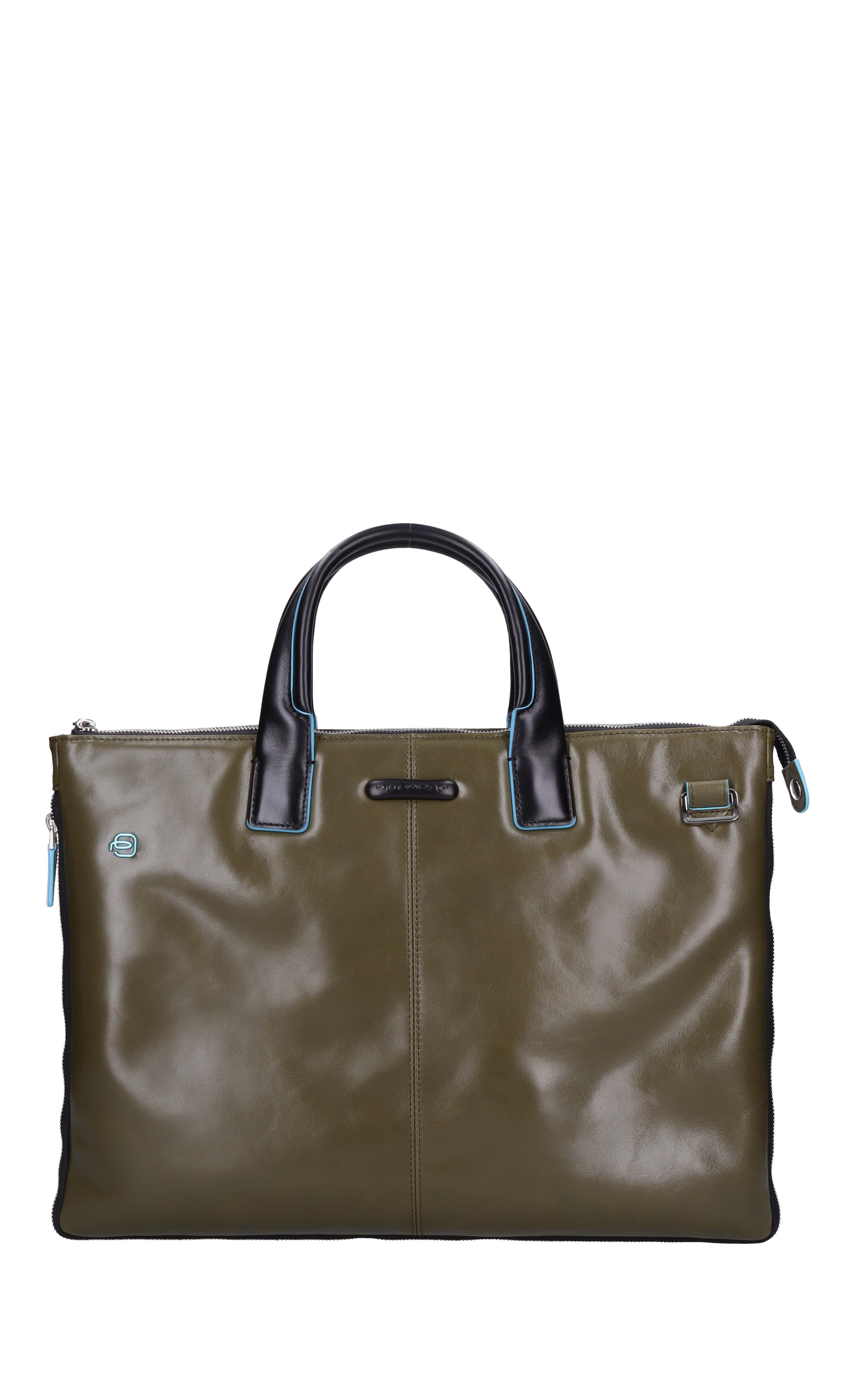 PIQUADRO Bags.. Green In Verde Blu E Verdi Product Image