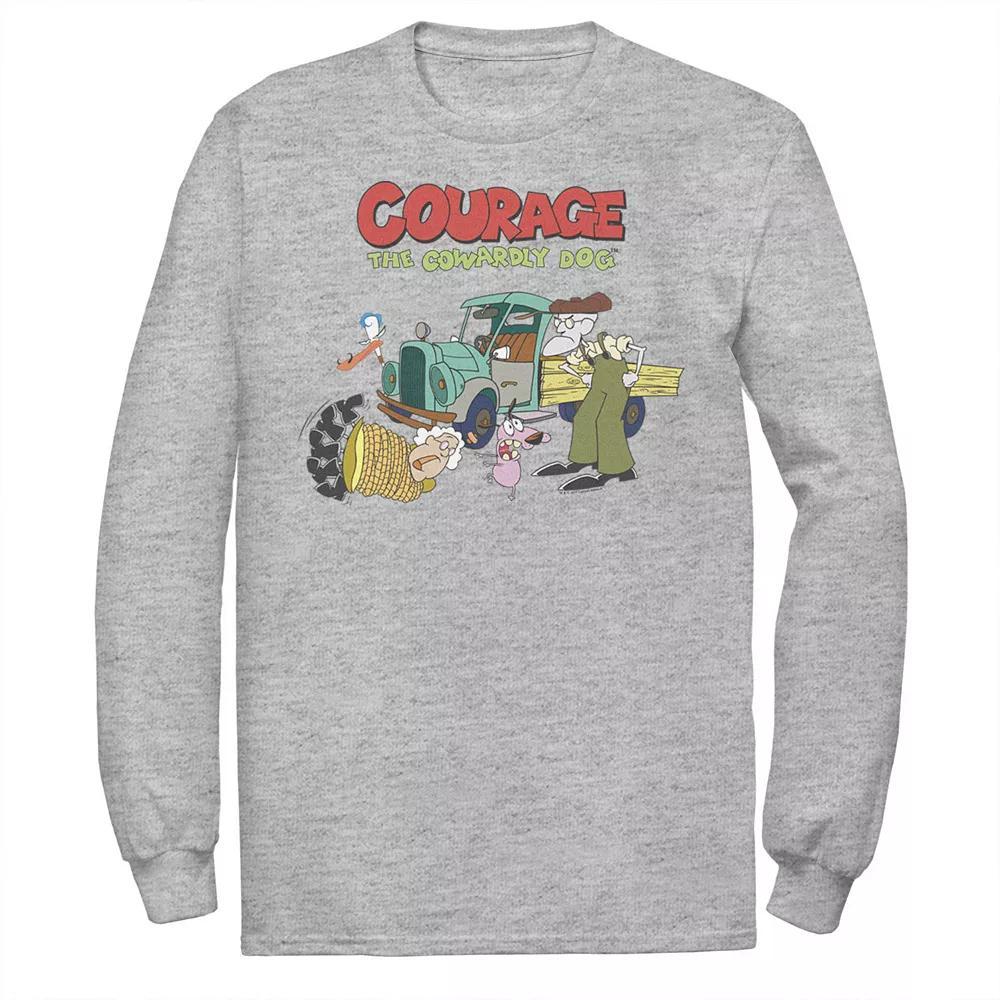 Men's Courage The Cowardly Dog Scene Logo Tee,  Product Image