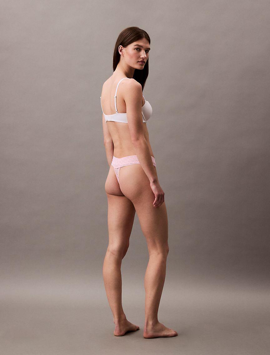 Icon Logo Lace Thong Product Image