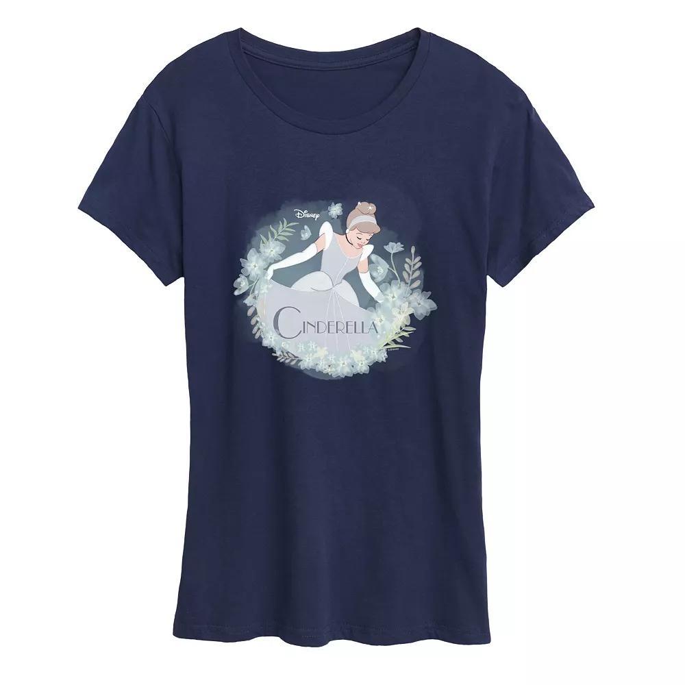 Disney Princess Cinderella Women's Graphic Tee, Girl's,  Product Image