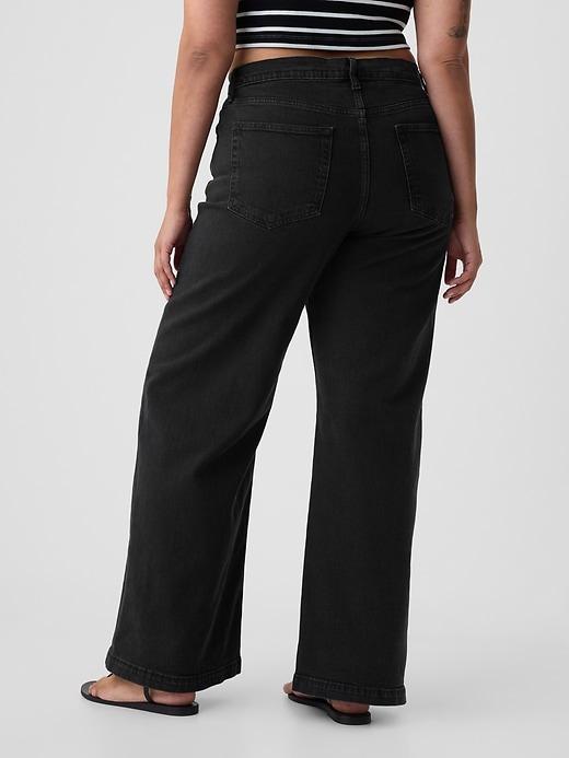 High Rise Stride Wide-Leg Jeans Product Image