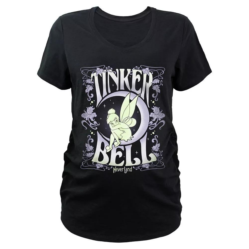 Disney's Tinker Bell Never Land Noveau Poster Graphic Tee, Women's,  Product Image