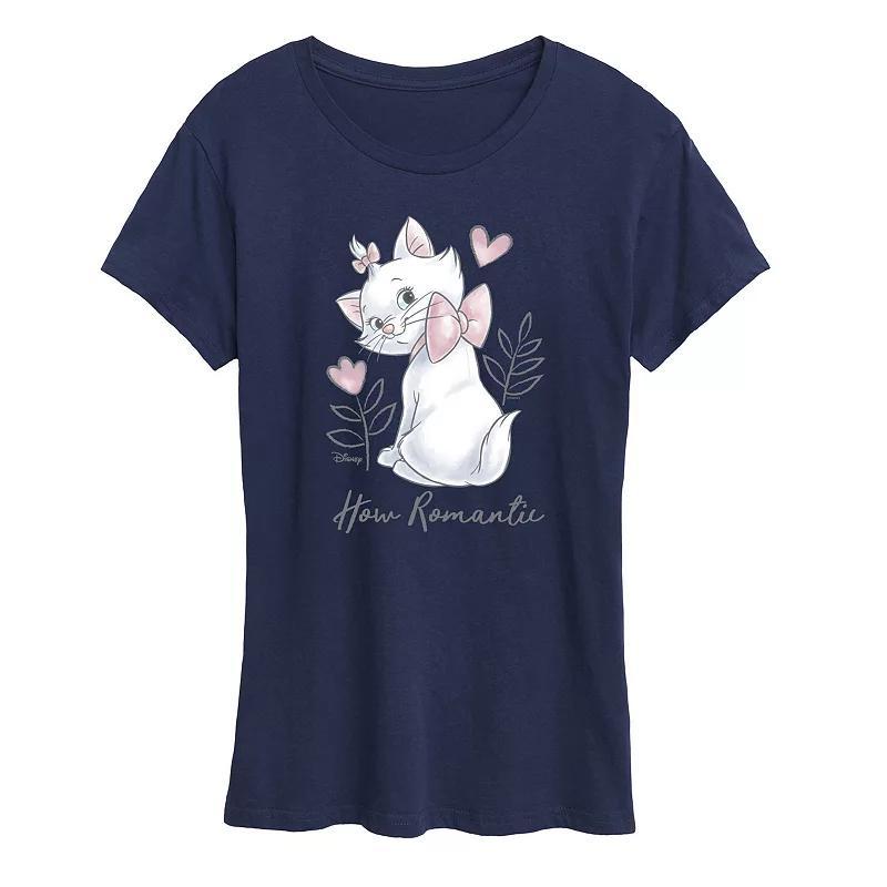 Disney's The Aristocats Women's Romantic Graphic Tee, Girl's, Size: Large, Black Product Image