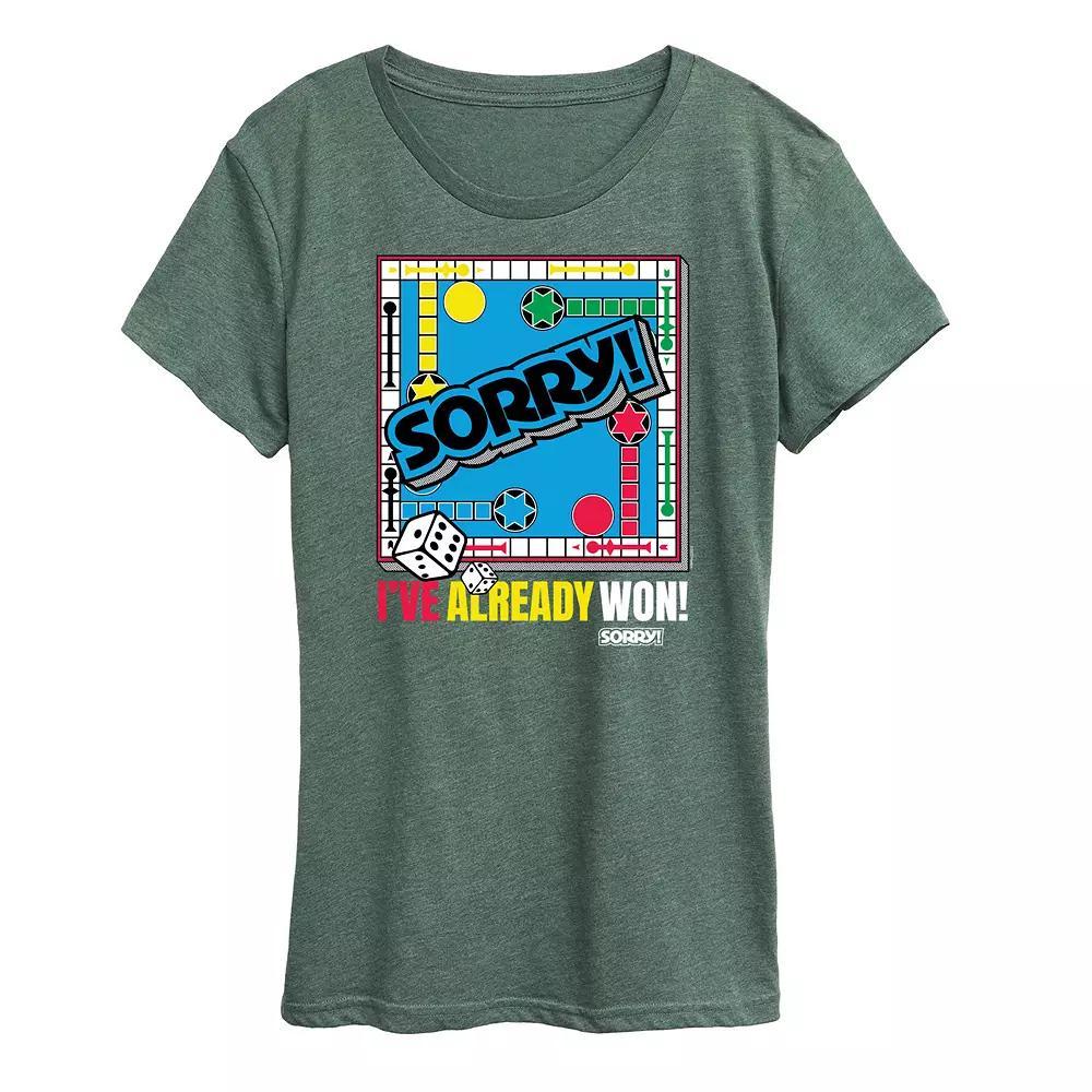 Women's Sorry I've Already Won Graphic Tee by Hasbro,  Product Image