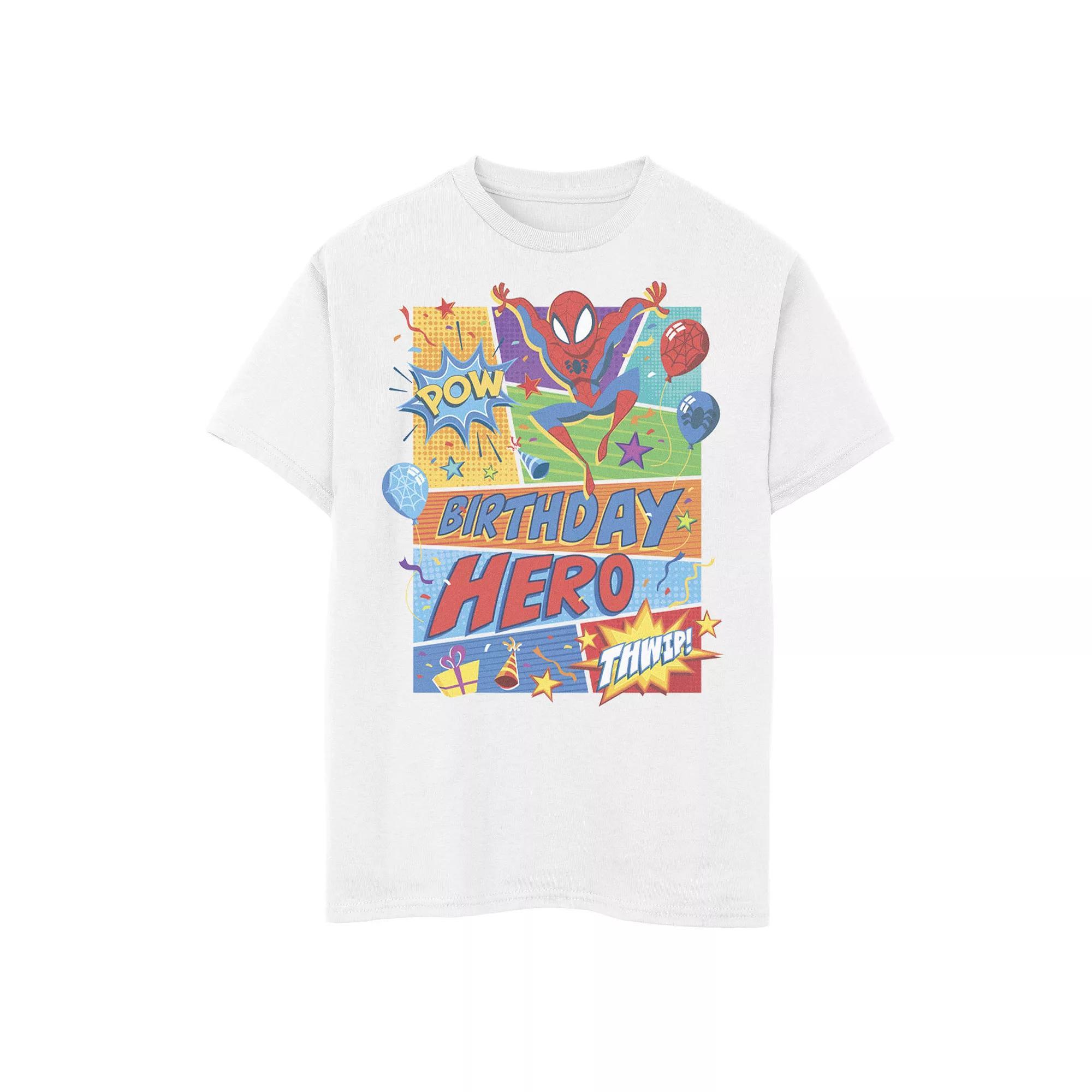 Boys 6-20 Marvel Spider-Man Birthday Tee, Boy's,  Product Image