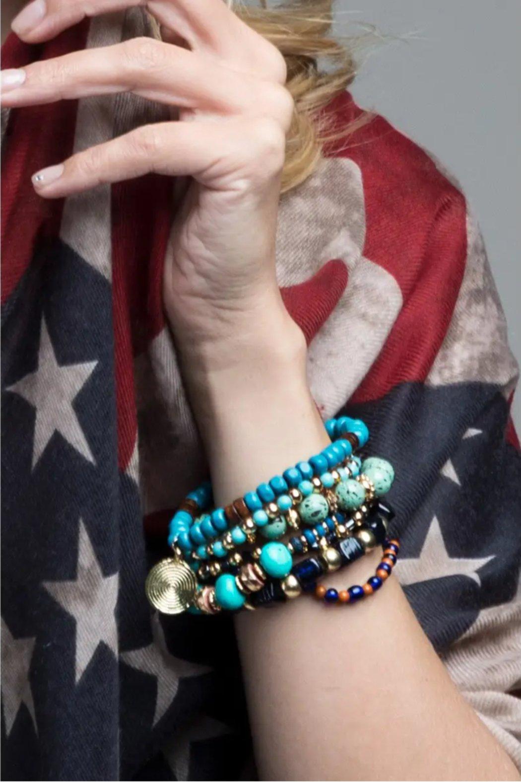 Mixed Bead Bracelet Set Product Image