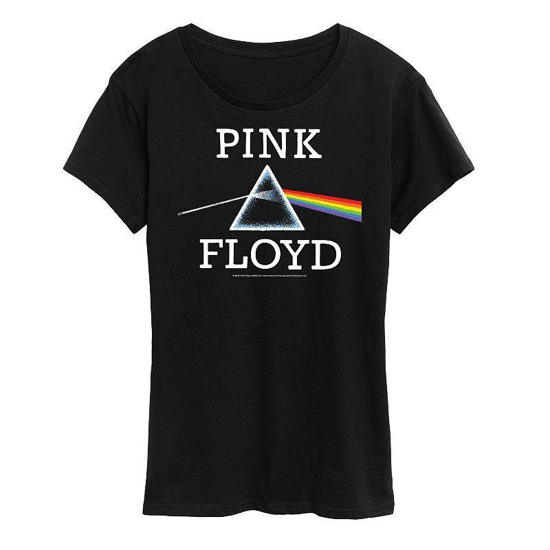 Women's Pink Floyd DSOTM Graphic Tee, Girl's, Size: XL, Black Product Image