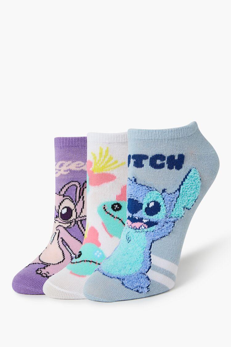 Stitch Graphic Ankle Socks Set - 3 pack | Forever 21 Product Image