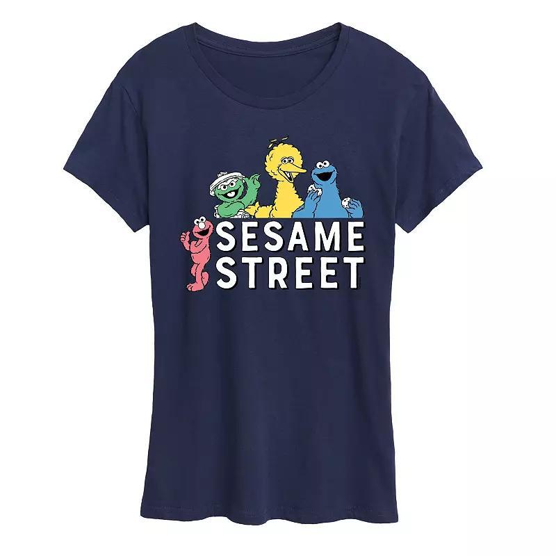 Women's Sesame Street Group Graphic Tee, Girl's,  Product Image
