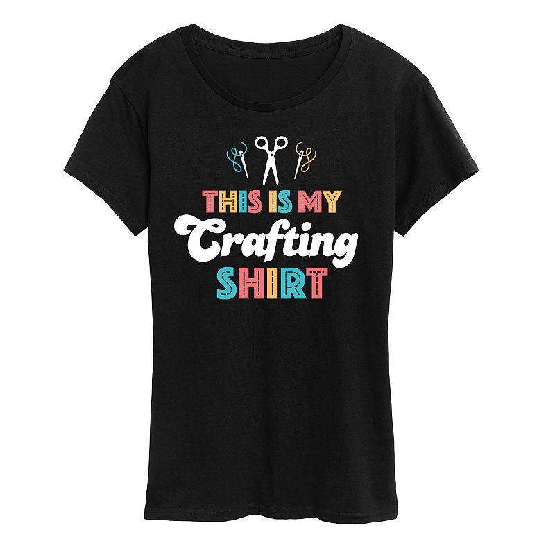 Women's This Is My Crafting Shirt Graphic Tee,  Product Image