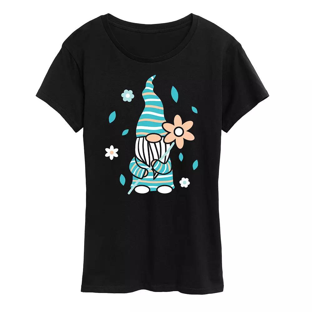 Women's Scandinavian Garden Gnome Graphic Tee,  Product Image