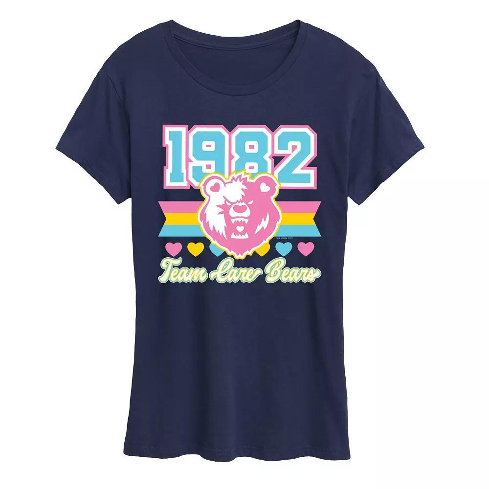 Women's Care Bears 1982 Team Graphic Tee, Size: XL, Blue Product Image