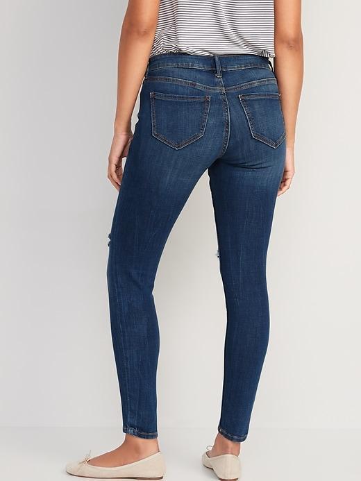 Mid-Rise Rockstar Super-Skinny Jeans Product Image