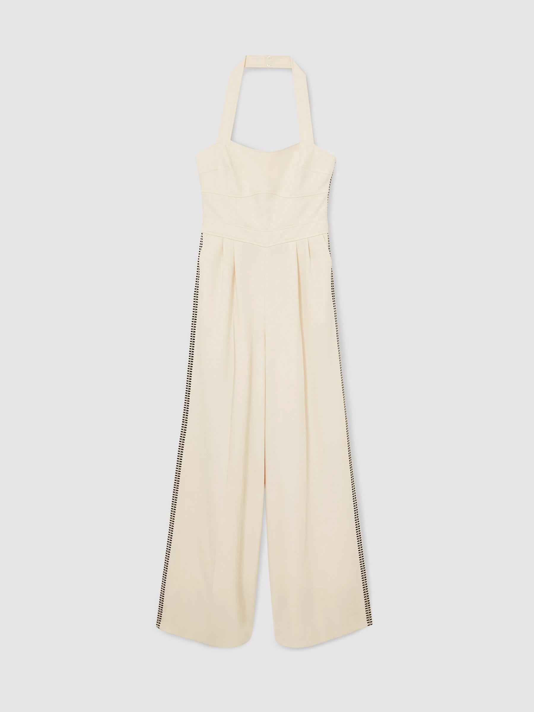 Petite Jersey Twist-Detail Midi Dress in Grey Product Image