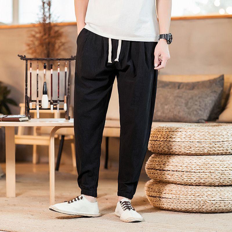 Linen Jogger Pants Product Image