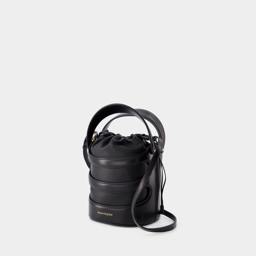 ALEXANDER MCQUEEN Rise Bag -  - Leather - Black Product Image