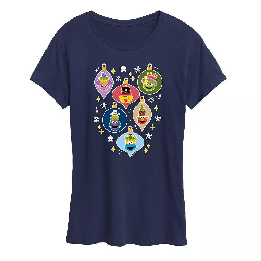 Women's Sesame Street Ornaments Graphic Tee, Girl's,  Product Image