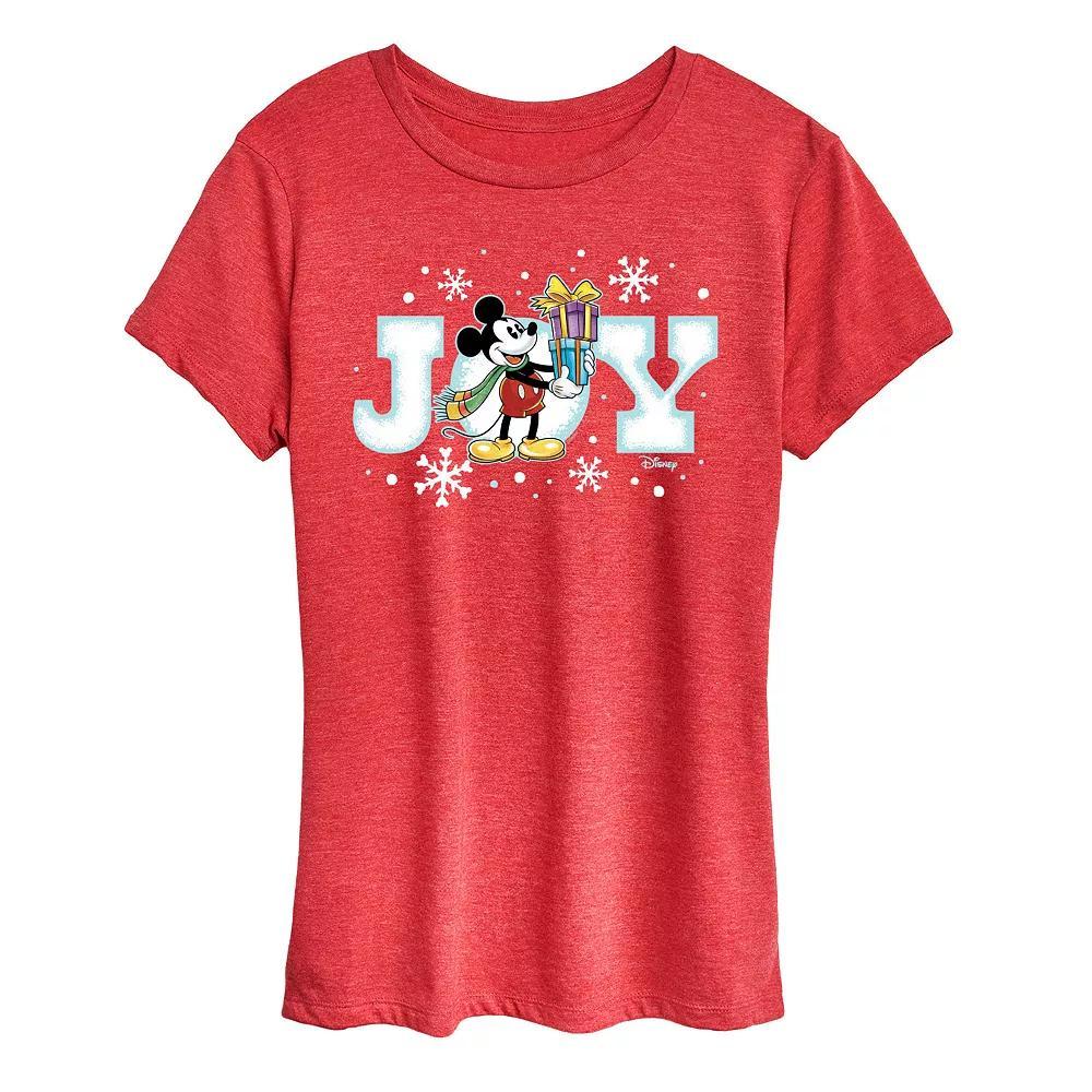 Disney's Mickey Mouse Women's Joy Mickey Graphic Tee,  Product Image